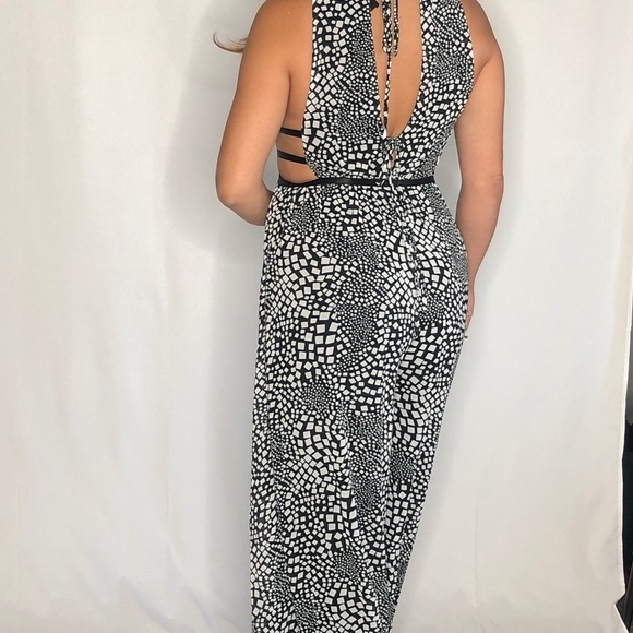 Chiffon Print Jumpsuit - Picture 6 of 7